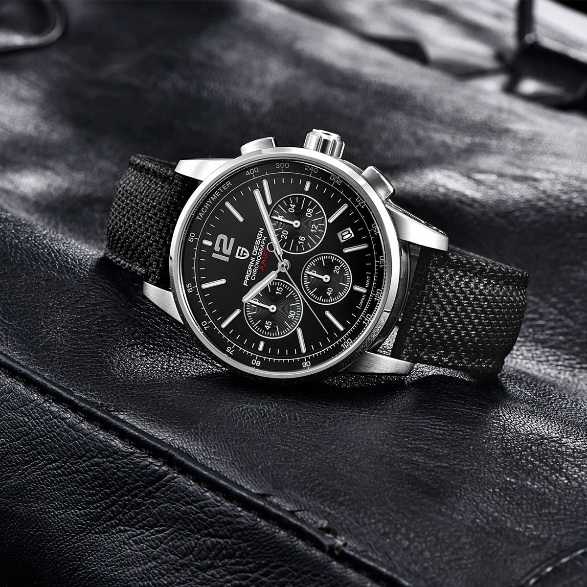 2024 New Fashionable Luxury Casual Men'S Quartz Watch VK63 100M Waterproof Sapphire Glass Stainless Steel Watch