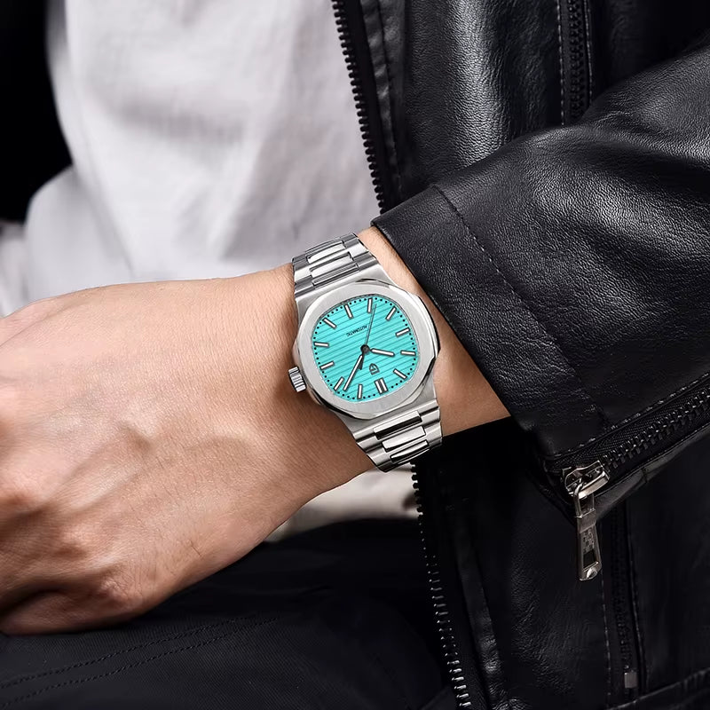 2025 New Watches Mens Luxury Seagull ST6 Mechanical Mens Automatic Watches Sapphire Stainless Steel Waterproof