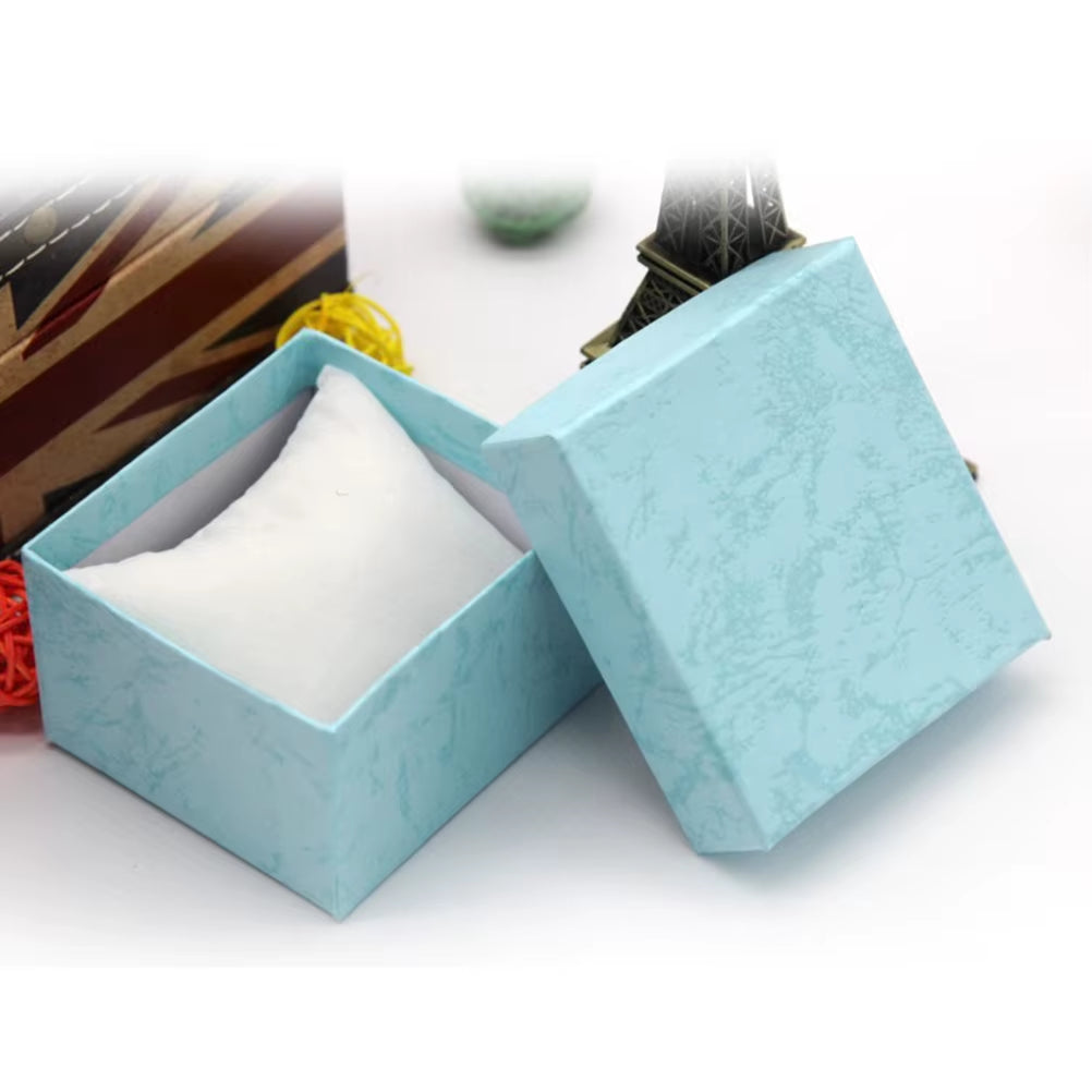 Watch Box Jewelry Wrist Watch Durable Hard Case Square Gift Box for Bracelet Bangle Boxes Gift Box Storage Box