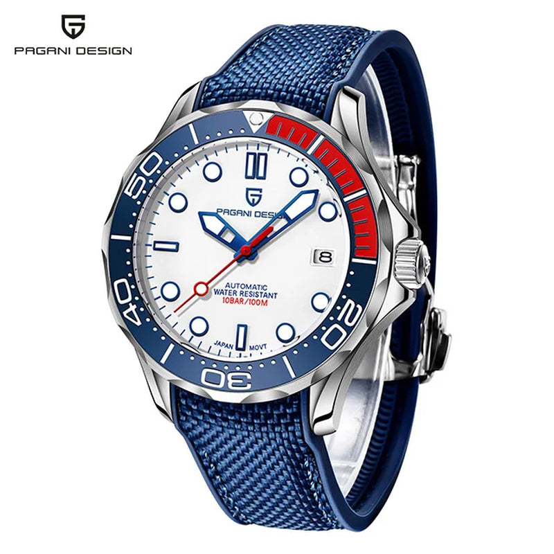 2025 New Mens Automatic Watches Men 007 Top Luxury Mechanical Men'S Wristwatch NH35A Ceramic Bezel Sapphire Mirror