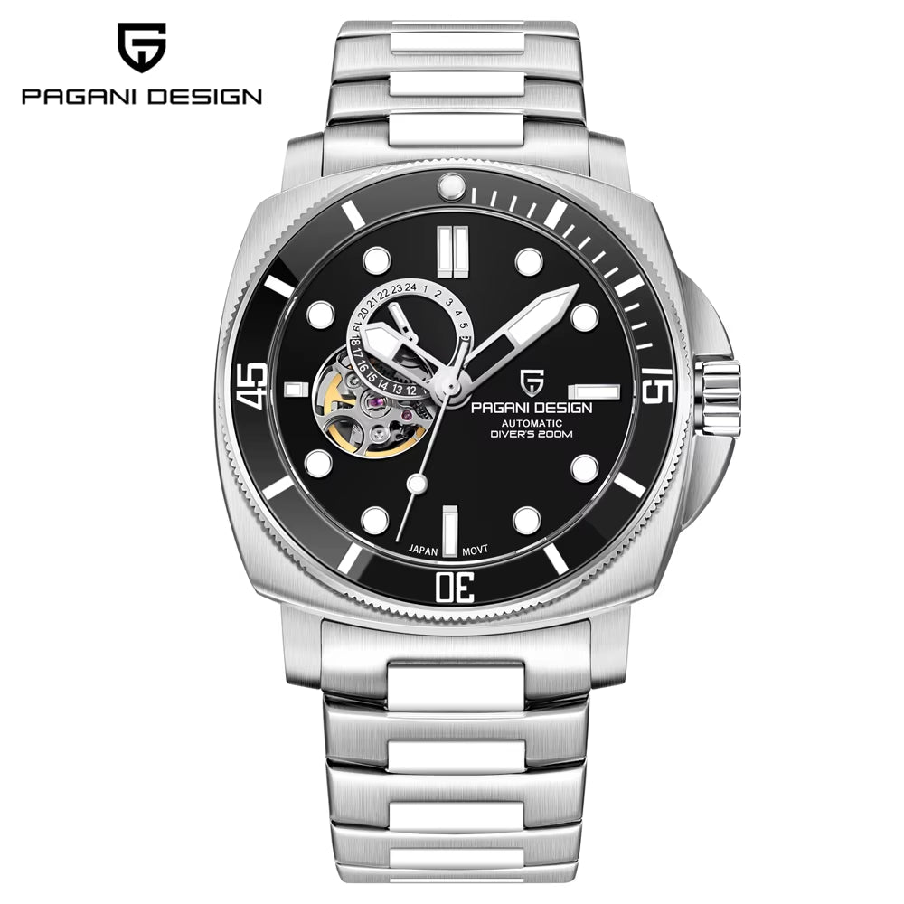 Men'S Watches 2025 New Mechanical Automatic Watch for Men 200M Diving Top Brand Luxury Wristwatch Stainless Steel