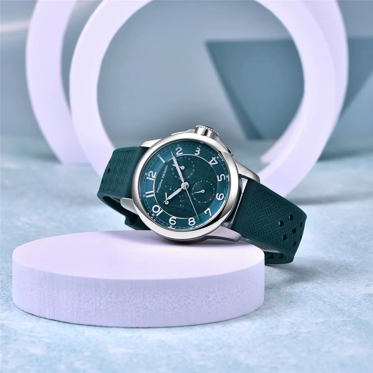 PAGANI DESIGN 2024 New Men'S Quartz Watches VH88 Multifunction Stainless Steel Sapphire Business Sport Clock Watch for Men