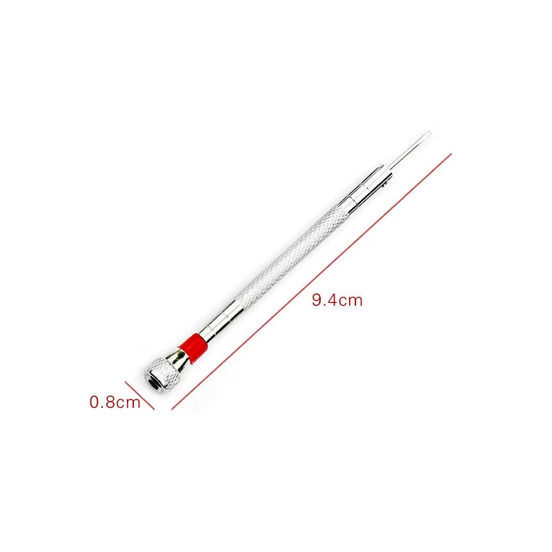 0.8-1.6Mm Steel Screwdriver for Watch Repairing Portable Watch Tools Band Removal with Mini Link Pins Watchmaker Tools 5Pcs/Set