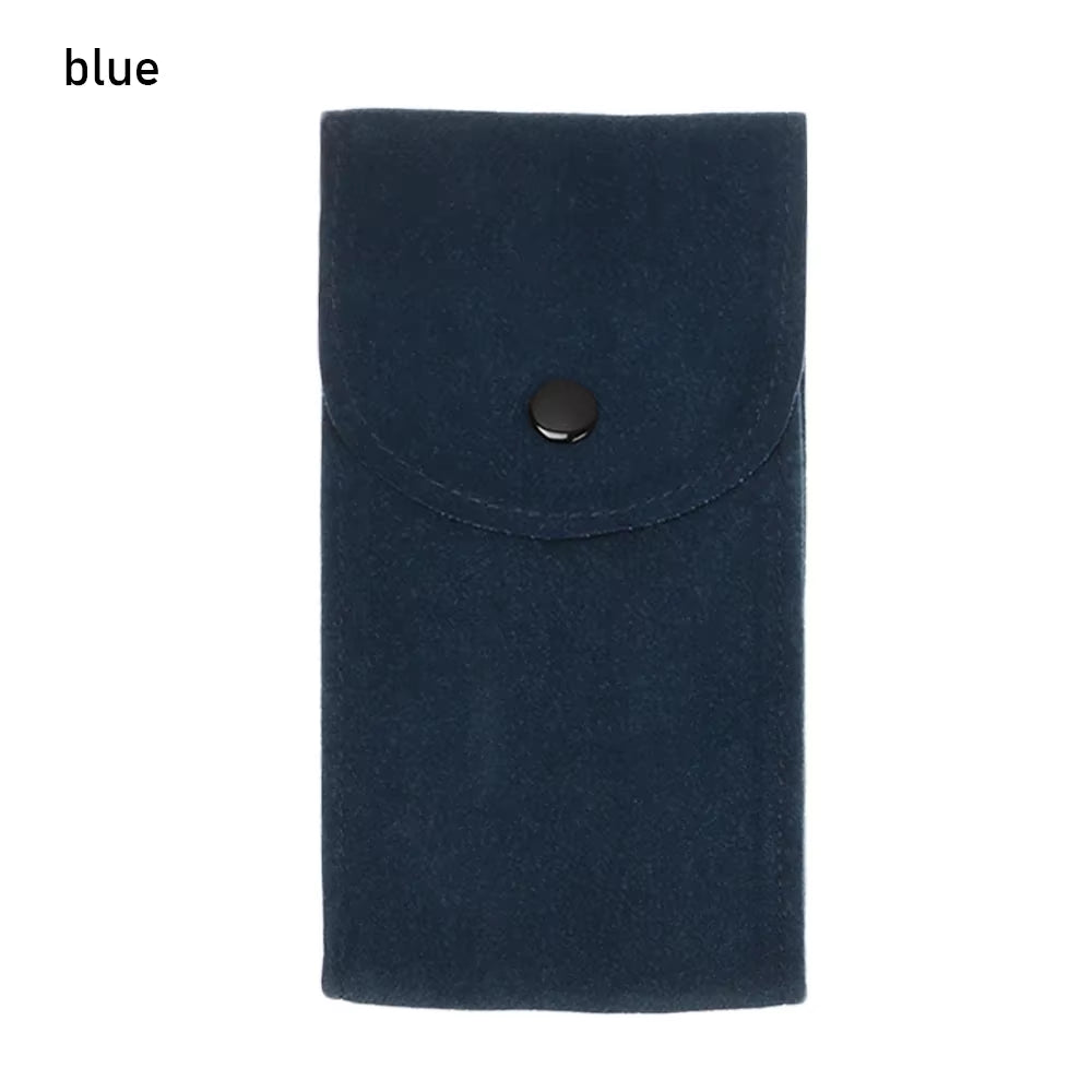 Flannelette Watch Box Holder Storage Bag Anti-Dust Ring Bracelet Protection Case Portable Pockets Watch Collection Accessories