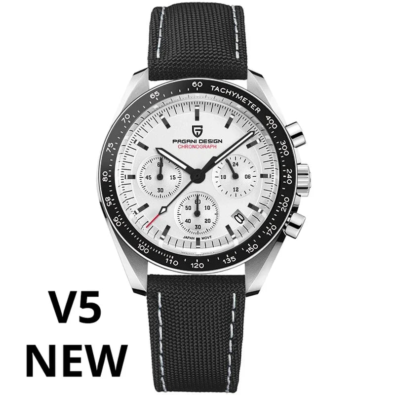 2025 New AK Project Men'S Watches Luxury Quartz Wrist Watch for Men AR Sapphire Speed Chronograph Automatic Date