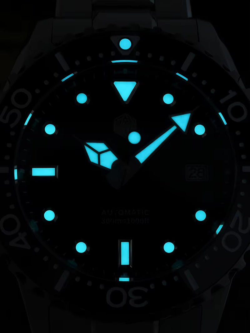 New 44Mm Luxury Men'S Diving Watch Classic High Quality NH35 Automatic Mechanical Sapphire BGW-X1 20Bar Reloj SN0009