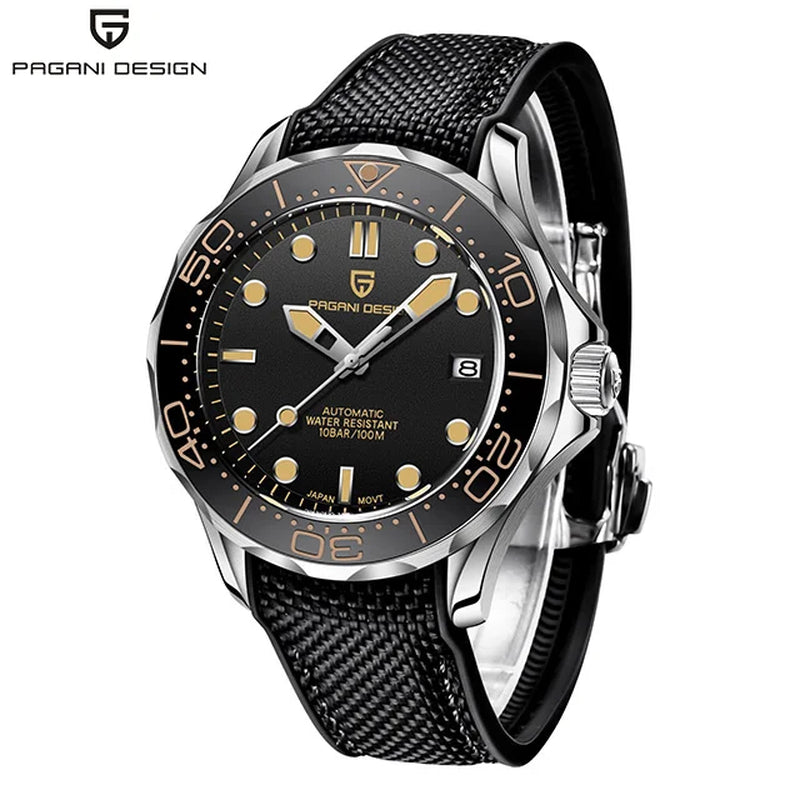 2025 New Mens Automatic Watches Men 007 Top Luxury Mechanical Men'S Wristwatch NH35A Ceramic Bezel Sapphire Mirror