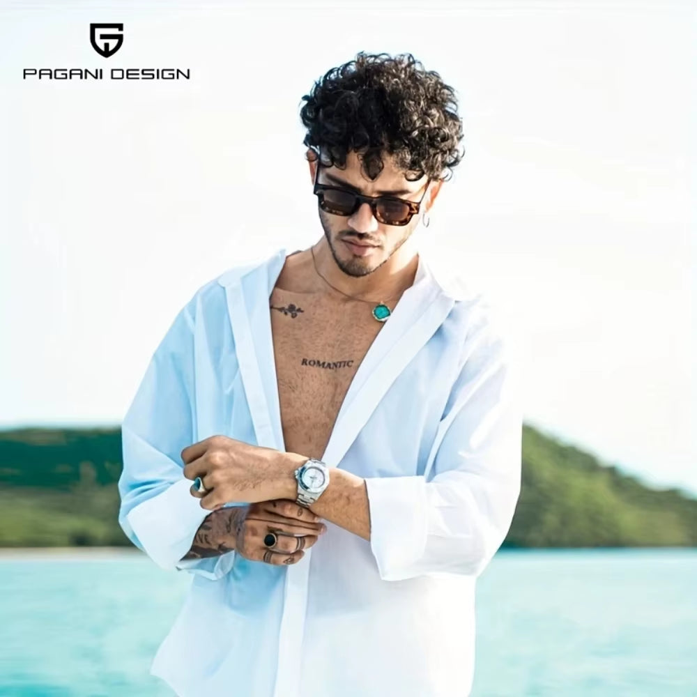 2024 New Men Mechanical Wristwatches Luxury Automatic Watches Week Date NH36 100M Waterproof Reloj Hombre PD1726