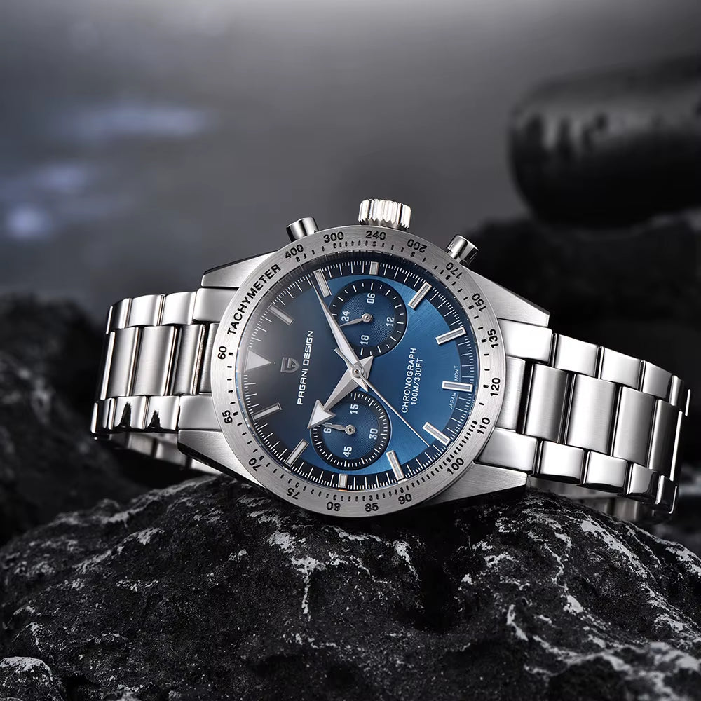 PAGANI DESIGN 2025 New Men'S Watches Top Luxury Man Quartz Wristwatches Chronograph Sapphire Mirror Waterproof Sport Watch Clock