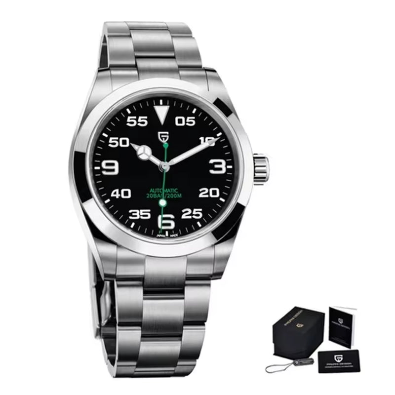 2024 New 40Mm Luxury Men'S Mechanical AR Coated 100M Water Resistant Sapphire Glass Automatic Watch Men Watches