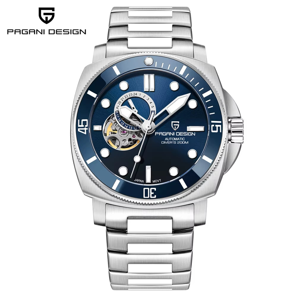 Men'S Watches 2025 New Mechanical Automatic Watch for Men 200M Diving Top Brand Luxury Wristwatch Stainless Steel