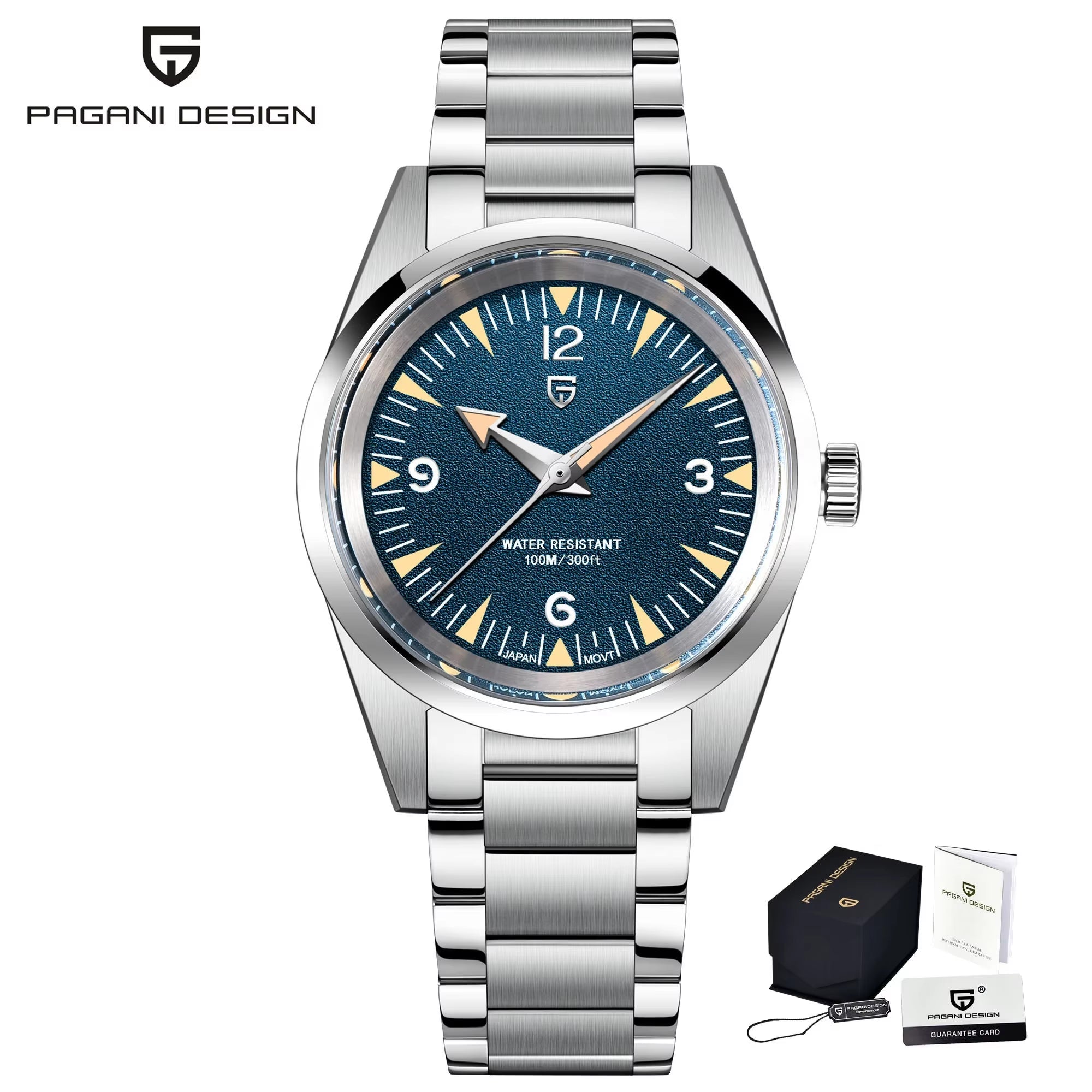 2025 New VH31 Casual Men'S Quartz Watch Luxury Sapphire Stainless Steel Waterproof 10Bar Luminous C3 Reloj Hombre