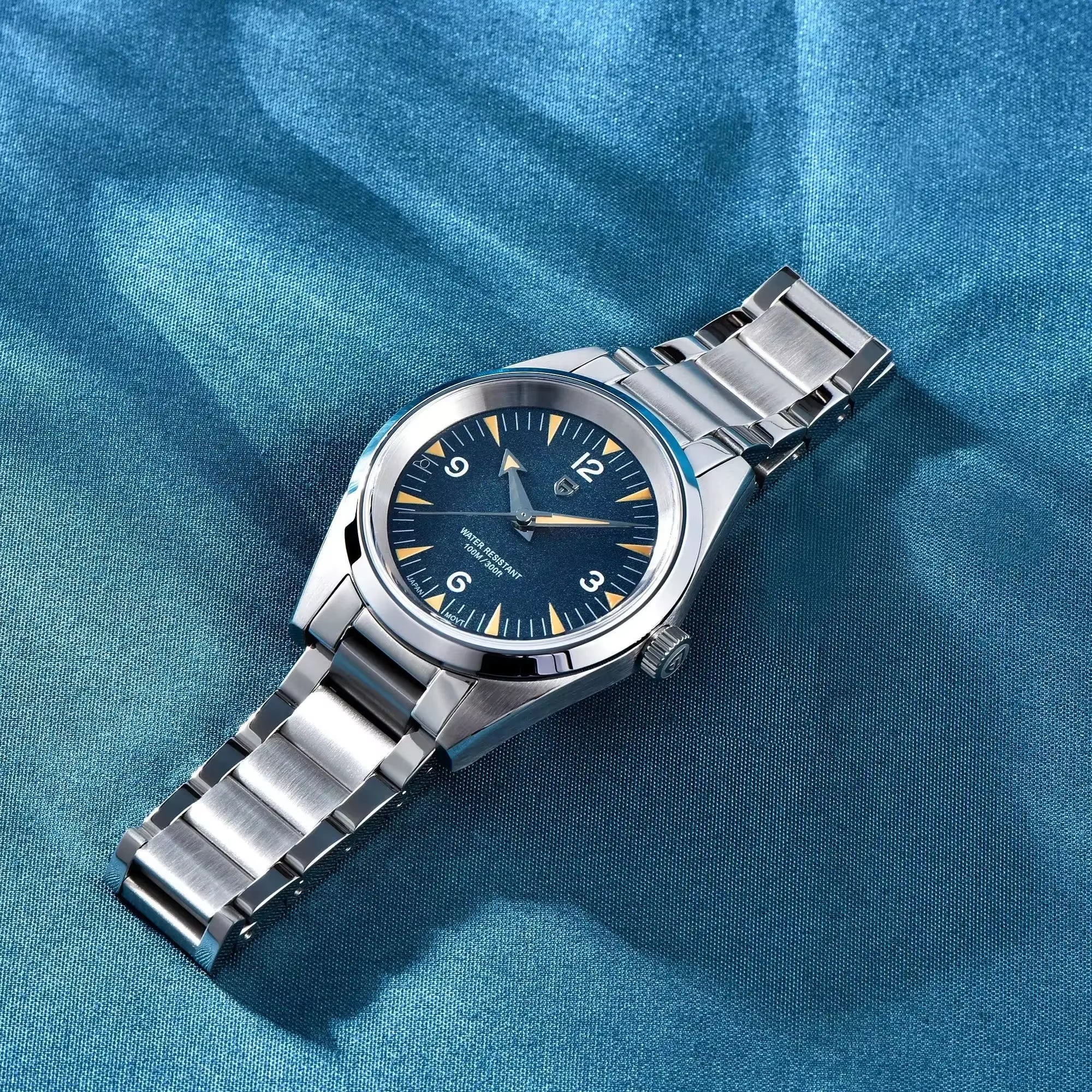 2025 New VH31 Casual Men'S Quartz Watch Luxury Sapphire Stainless Steel Waterproof 10Bar Luminous C3 Reloj Hombre