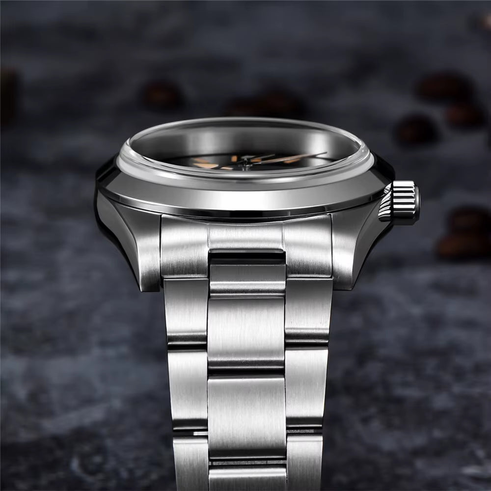 PAGANI DESIGN 2024 New 36MM Men Automatic Mechanical Watches NH35 Sapphire Stainless Steel AR Coating 20Bar Clock Watch for Men