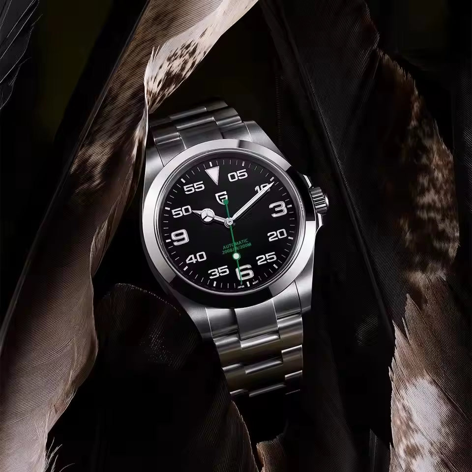 2024 New 40Mm Luxury Men'S Mechanical AR Coated 100M Water Resistant Sapphire Glass Automatic Watch Men Watches