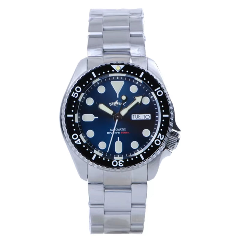 Sharkey SKX007 Vintage Diver Watch Mechanical Men Watches 200M Sapphire Crystal Luminous NH36 Automatic Movement Watch