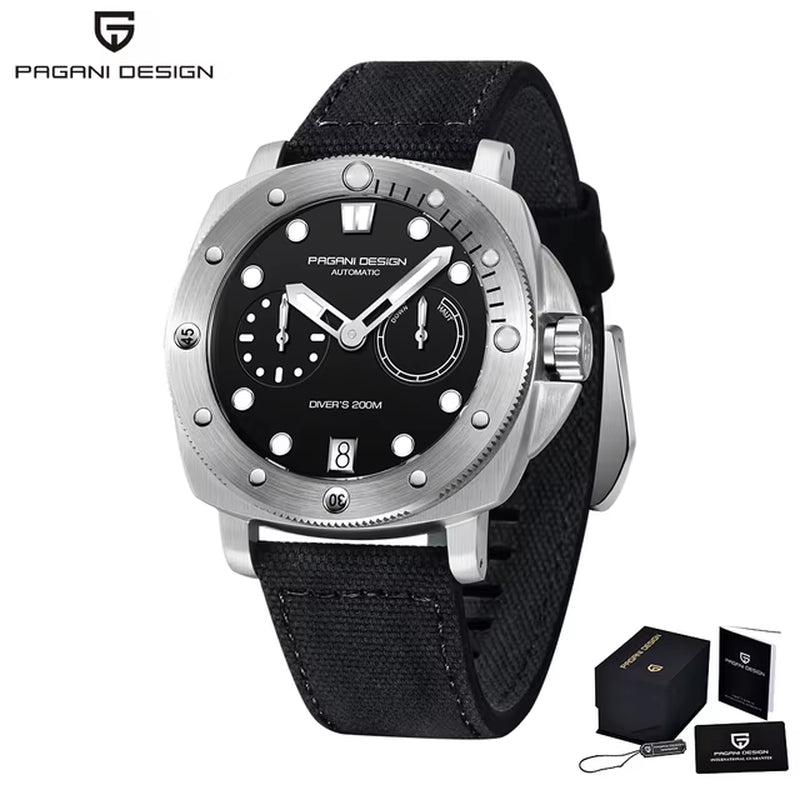 2023  New Fashion and High-End Men Mechanical Wristwatch Stainless Steel Sapphire Glass 20Bar Waterproof Men Watch