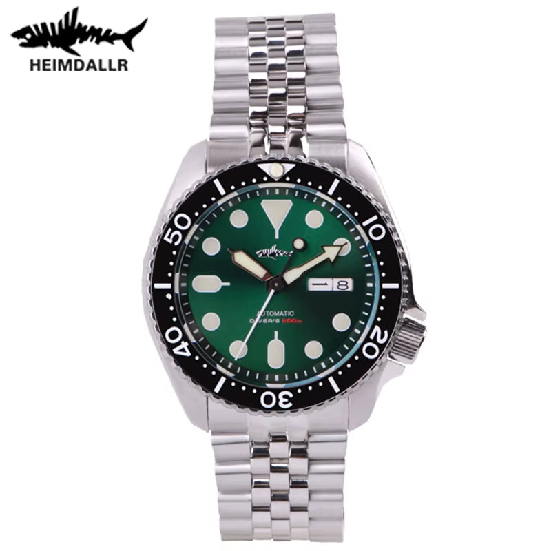 Sharkey SKX007 Vintage Diver Watch Mechanical Men Watches 200M Sapphire Crystal Luminous NH36 Automatic Movement Watch