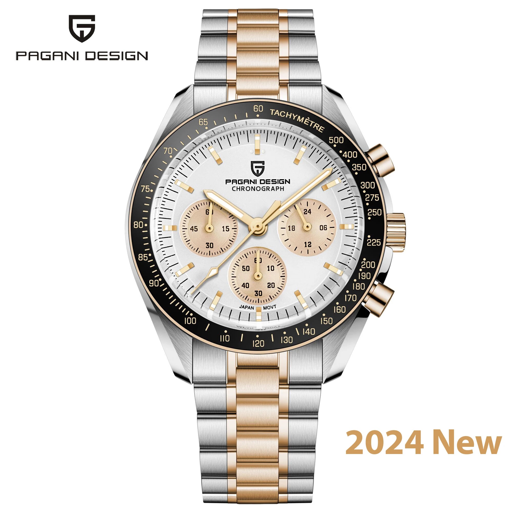 2025 New AK Project Men'S Watches Luxury Quartz Wrist Watch for Men AR Sapphire Speed Chronograph Automatic Date