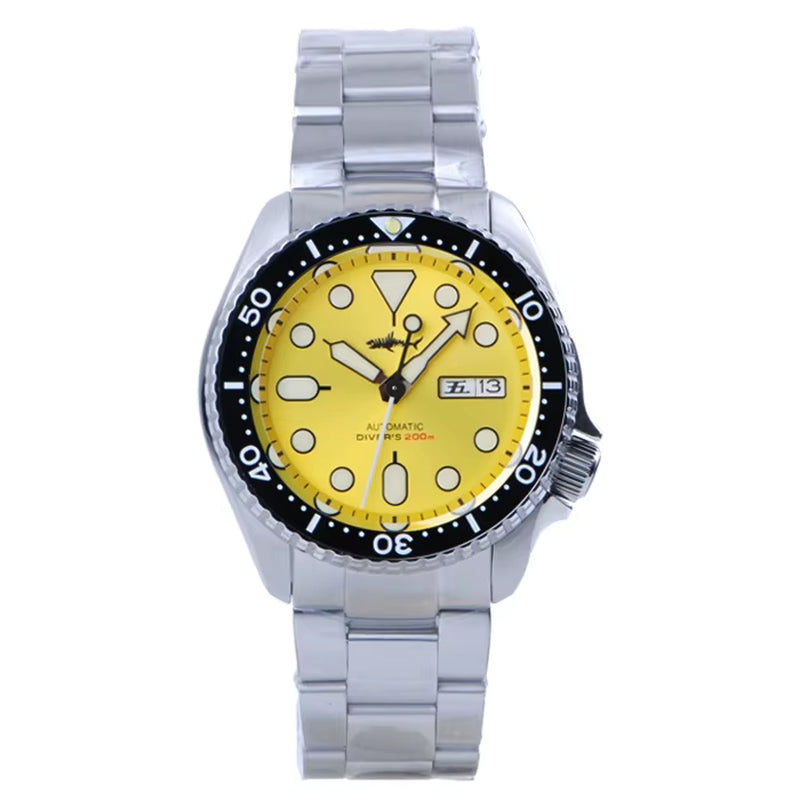 Sharkey SKX007 Vintage Diver Watch Mechanical Men Watches 200M Sapphire Crystal Luminous NH36 Automatic Movement Watch