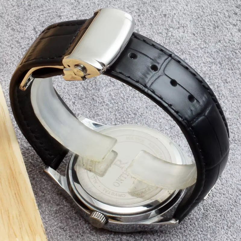 Genuine Leather Watch Strap 20MM 22MM for Maurice Lacroix LES CLASSIQUES MASTERPIECE PONTOS Men Watch Band Bracelet