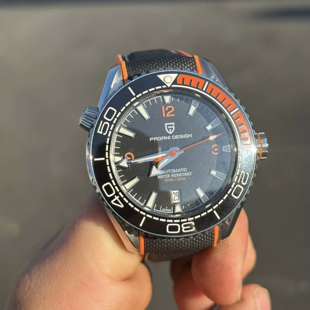 2024 42MM Ceramic Bezel Men Mechanical Wristwatches Fashion Sapphire Glass Watch Japan Movement Automatic Watches