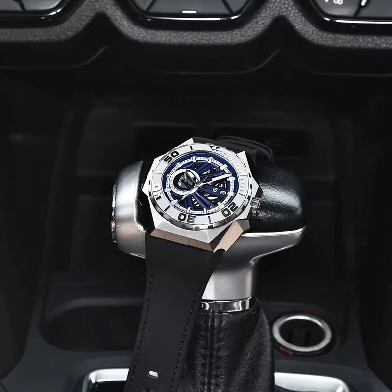 New Skeleton Men'S Mechanical Watch Miyota 8217 Movement Luxury Automatic Watch Men'S 2022 Waterproof Reloj Hombre