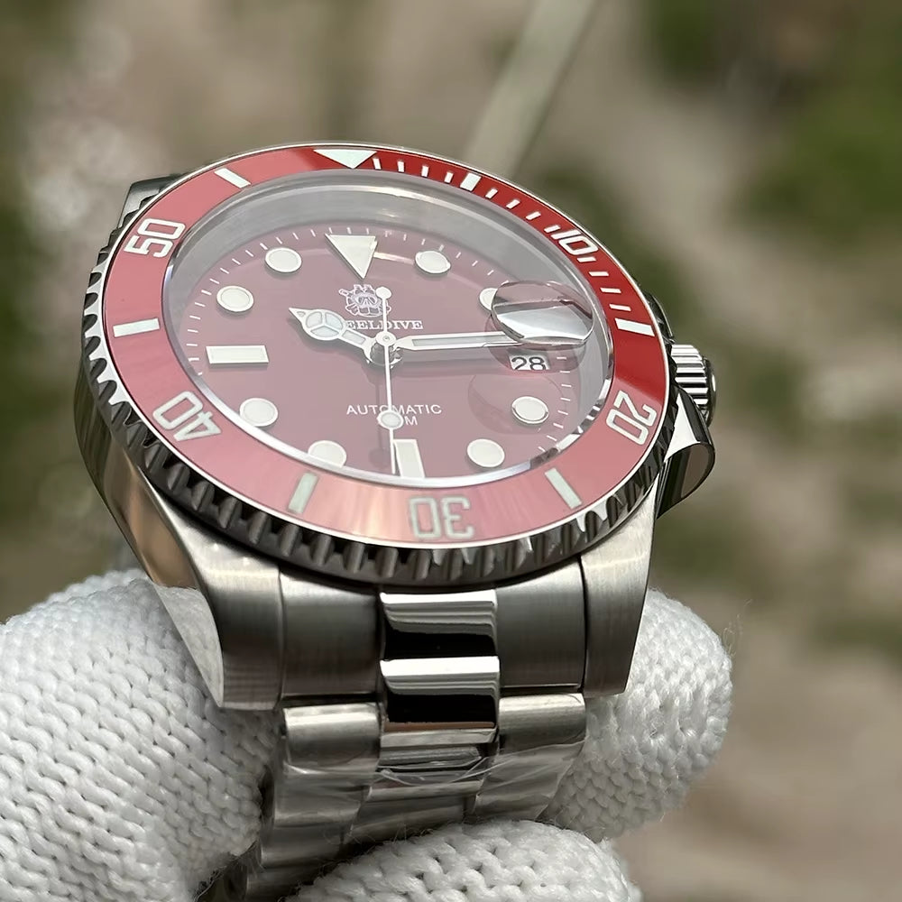 New Watch SD1953C Water Ghost Diver Watch Men 300M Waterproof Sapphire Glass Ceramic Bezel NH35 Automatic Men Dive Wat