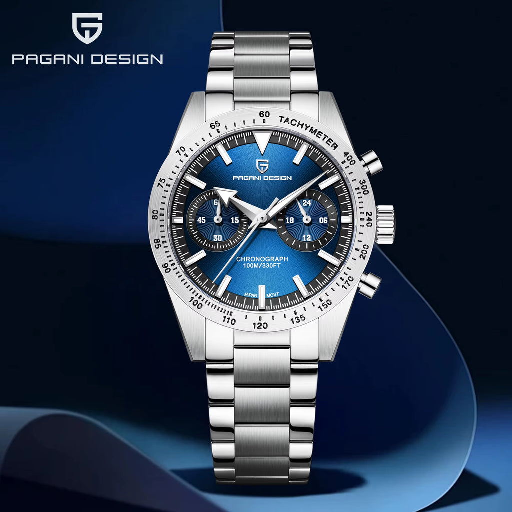 PAGANI DESIGN 2025 New Men'S Watches Top Luxury Man Quartz Wristwatches Chronograph Sapphire Mirror Waterproof Sport Watch Clock