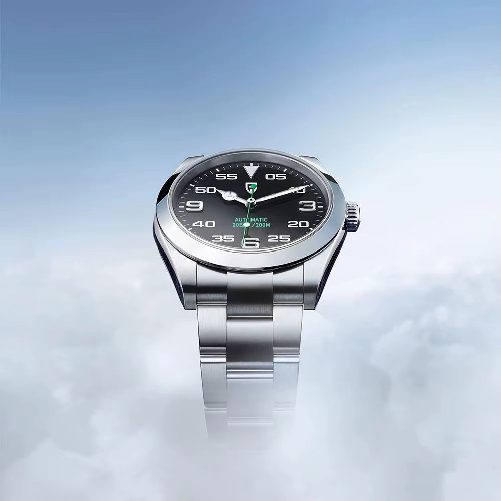 2024 New 40Mm Luxury Men'S Mechanical AR Coated 100M Water Resistant Sapphire Glass Automatic Watch Men Watches