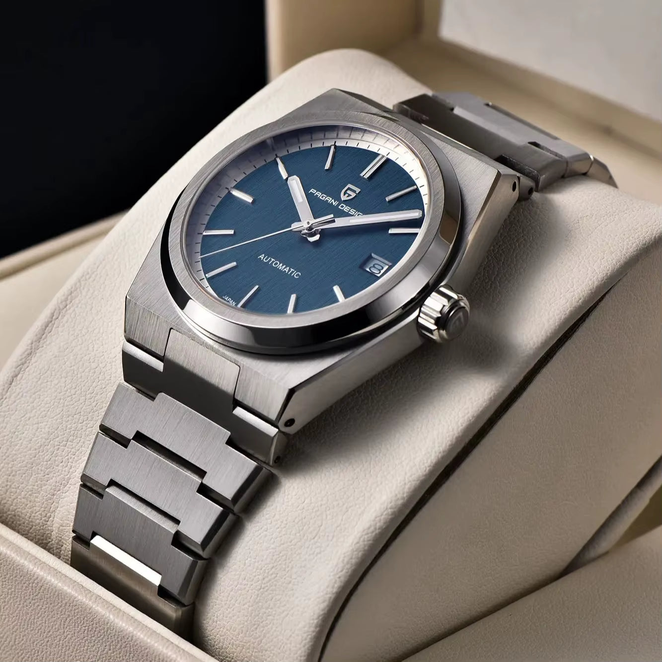 Pagani Design 2024 New NH35 Fashion Men'S Automatic Mechanical Watch Luxury Sapphire AR Coating Stainless Steel Waterproof 10 Ba