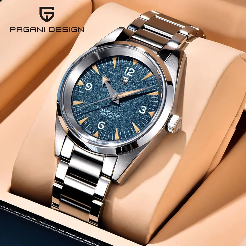 2025 New VH31 Casual Men'S Quartz Watch Luxury Sapphire Stainless Steel Waterproof 10Bar Luminous C3 Reloj Hombre