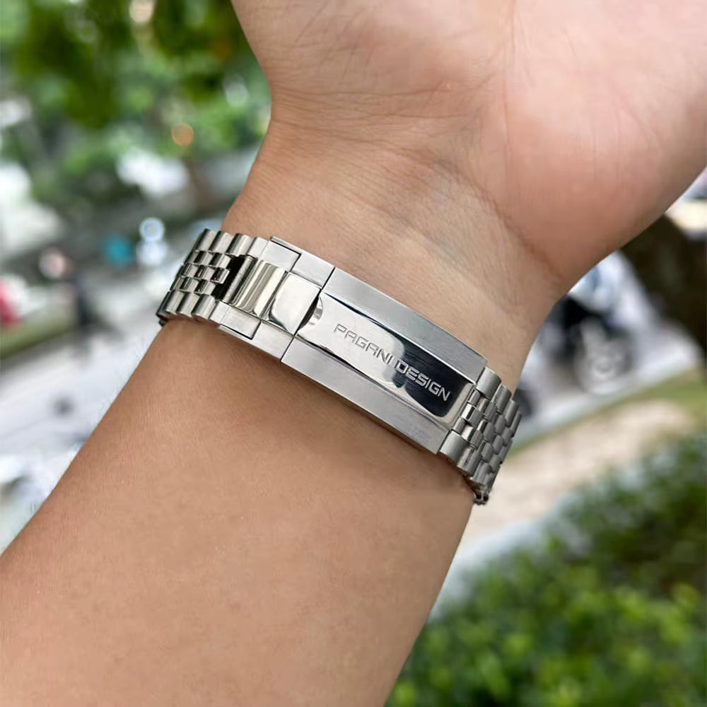 40MM Men Mechanical Watch Top Luxury Japan Movement Automatic Watch Sport Stainless Steel Waterproof Men Watches