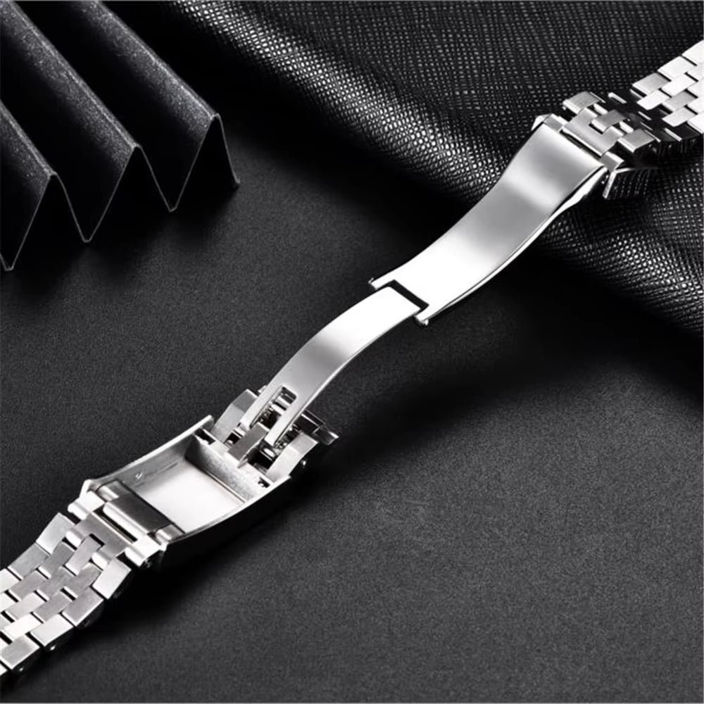 PAGANI DESIGN Original for PD1661,PD1662.PD1651 Watch 316L Stainless Steel Band Strap Jubilee Bracelet Width 20MM, Length 220MM