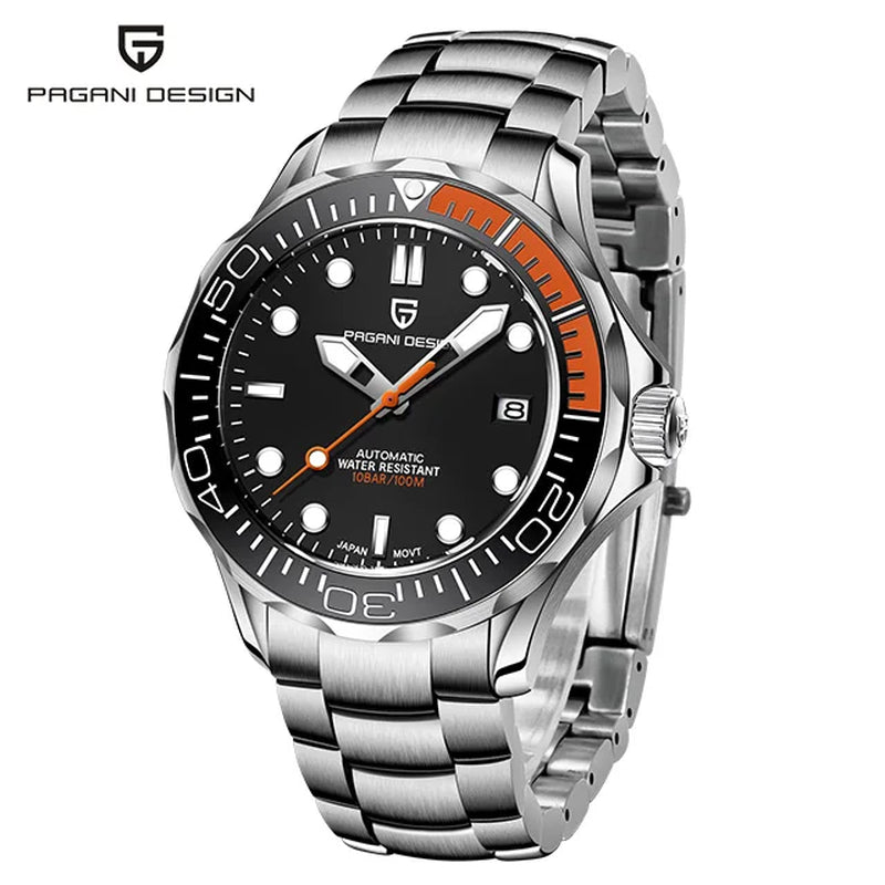 2025 New Mens Automatic Watches Men 007 Top Luxury Mechanical Men'S Wristwatch NH35A Ceramic Bezel Sapphire Mirror