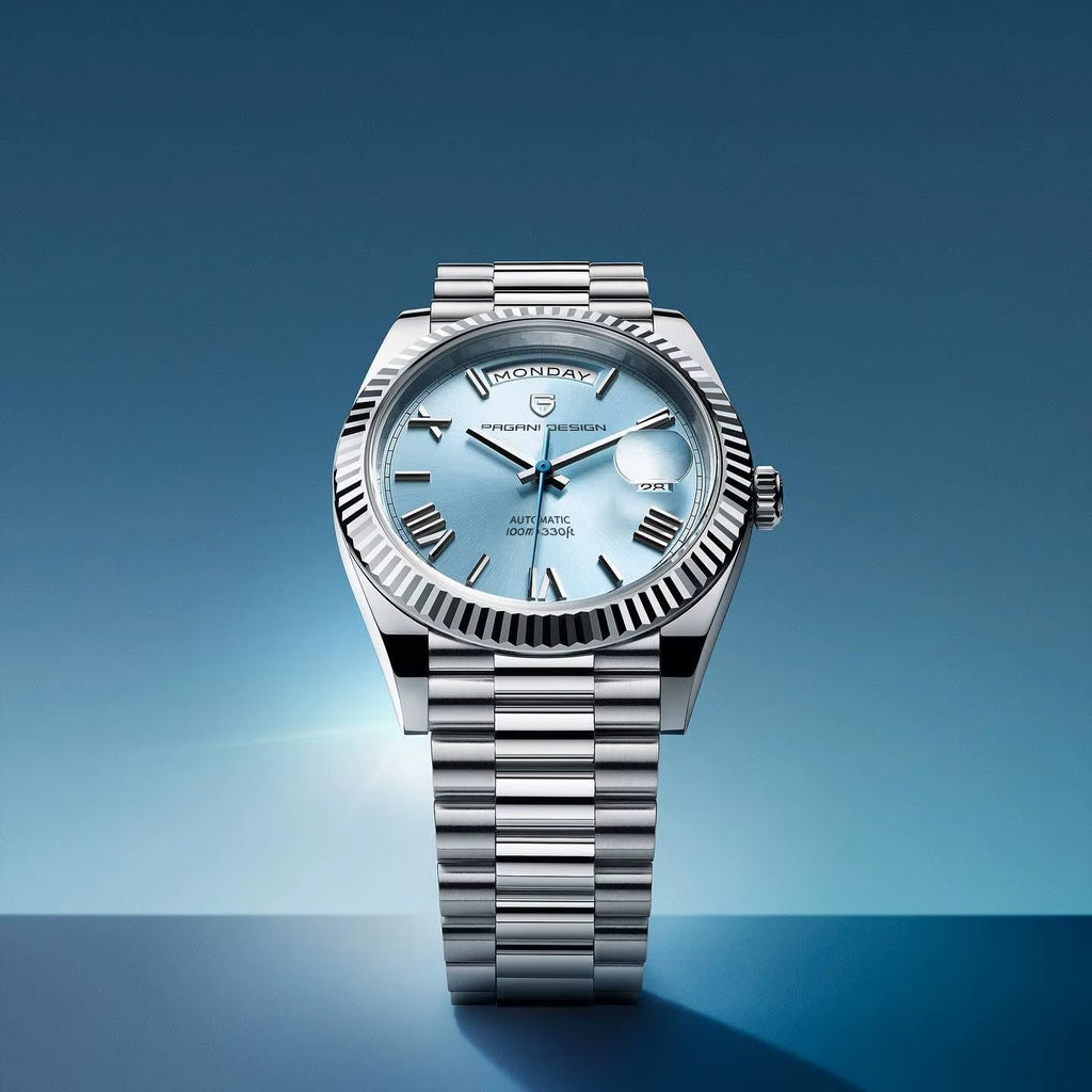 2025 New Men'S Watches Mechanical Top Brand Luxury Automatic Watch for Men AR Sapphire Glass Calendar Wrist Watch