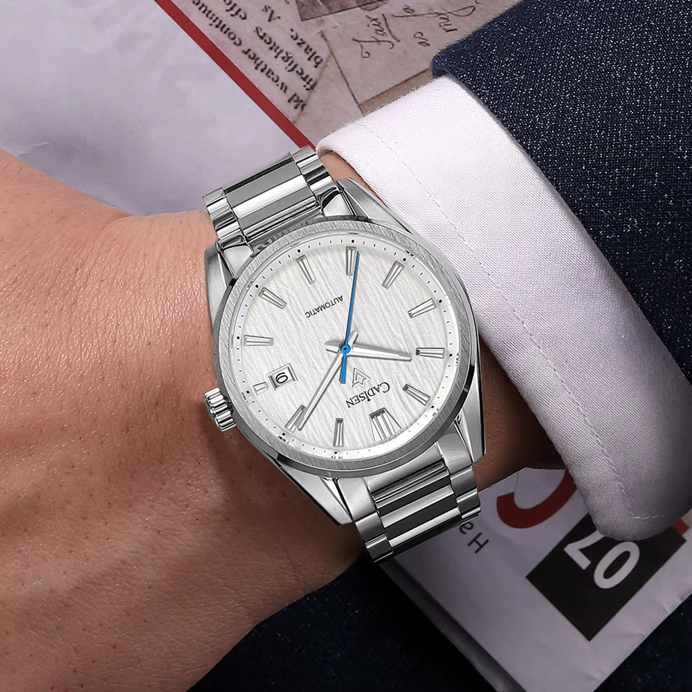 2024 New Luxury Men Mechanical Wristwatches 10Bar Waterproof Japanese NH35 Movement Automatic Watch Steel Watch for Men