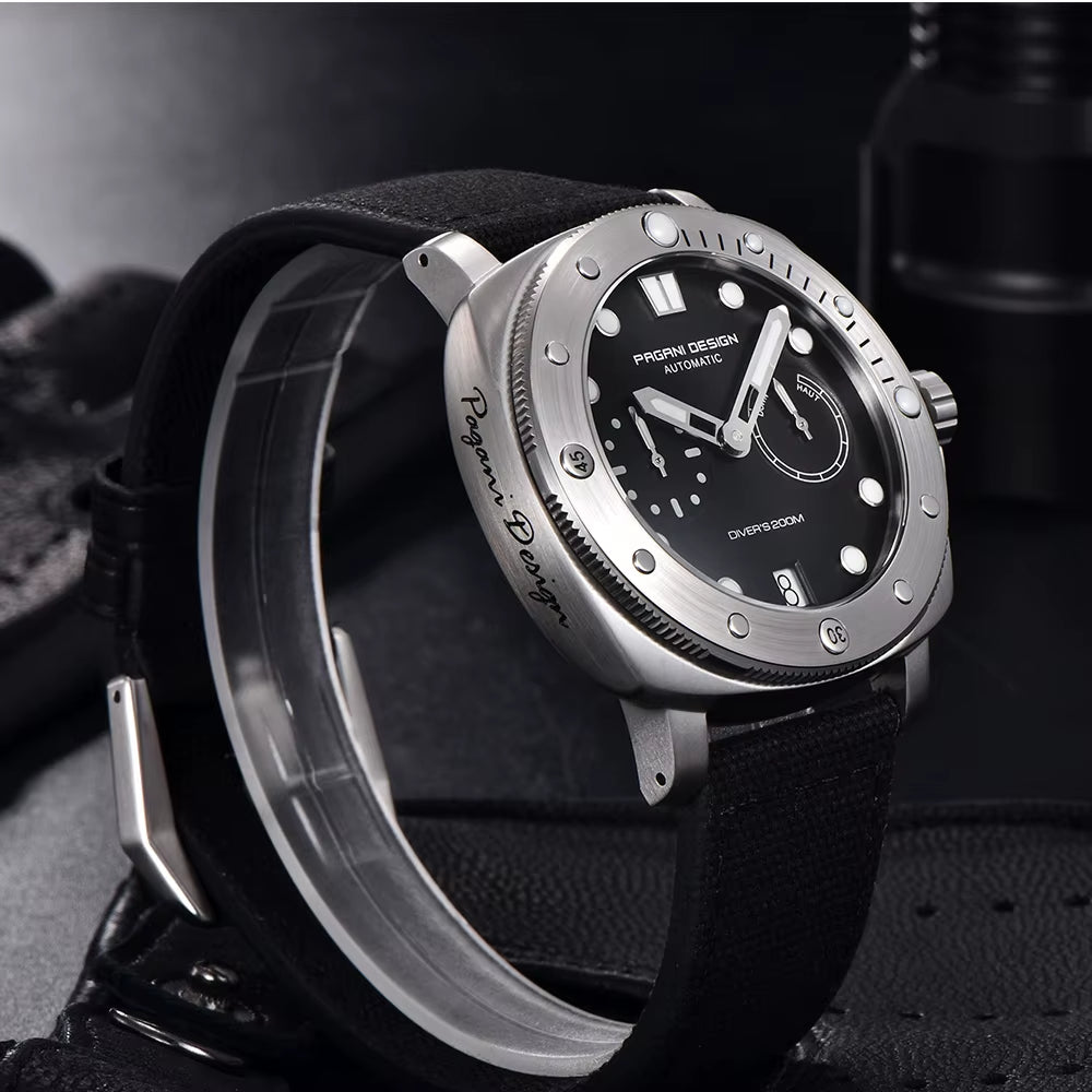 2023  New Fashion and High-End Men Mechanical Wristwatch Stainless Steel Sapphire Glass 20Bar Waterproof Men Watch