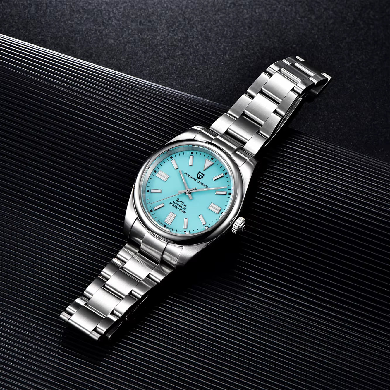 2023  New 39Mm Men'S Mechanical Watches NH35 Automatic Watch Sapphire Stainless Steel 20Bar Waterproof Reloj Hombre