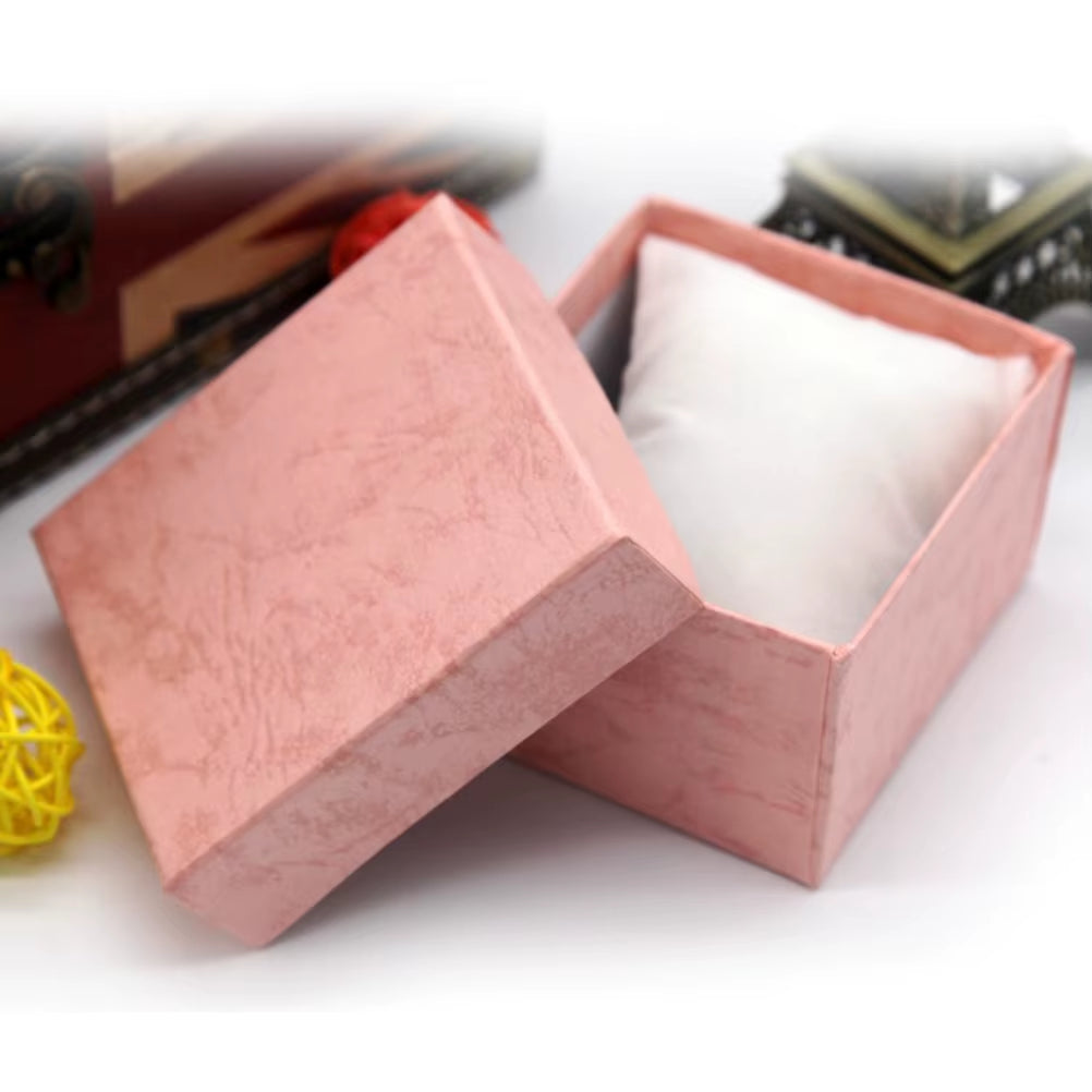 Watch Box Jewelry Wrist Watch Durable Hard Case Square Gift Box for Bracelet Bangle Boxes Gift Box Storage Box