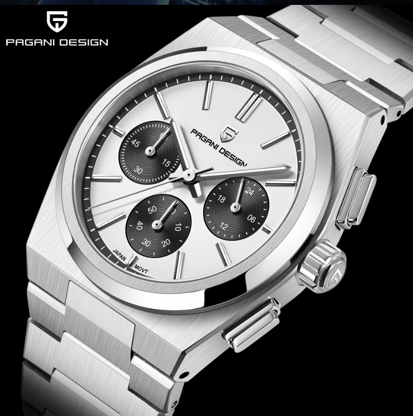 Pagani Design (2024 Release) VK63 Chronograph Men’s Quartz Watch