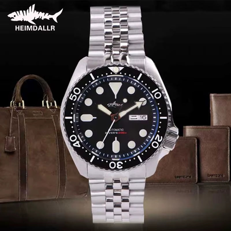 Sharkey SKX007 Vintage Diver Watch Mechanical Men Watches 200M Sapphire Crystal Luminous NH36 Automatic Movement Watch