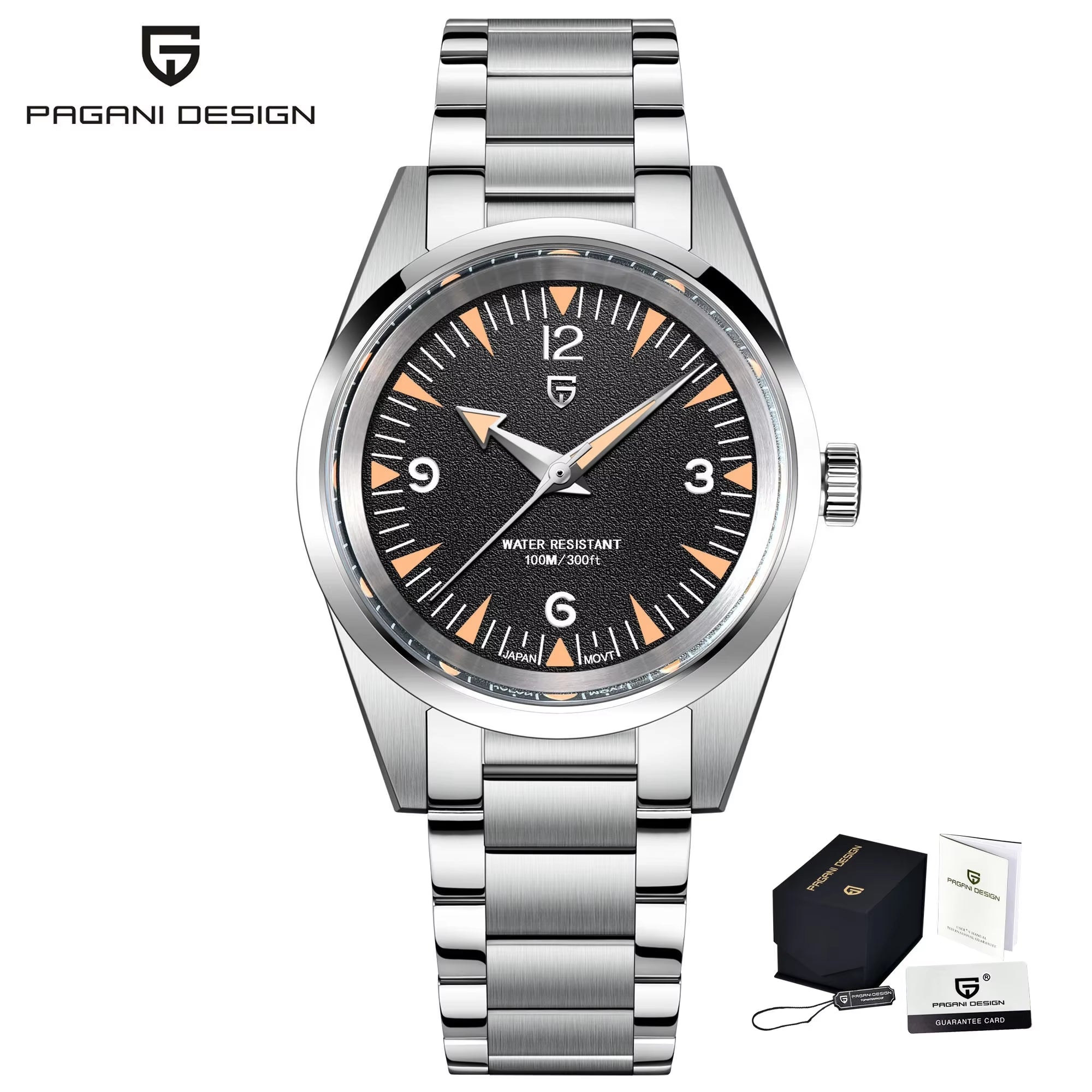 2025 New VH31 Casual Men'S Quartz Watch Luxury Sapphire Stainless Steel Waterproof 10Bar Luminous C3 Reloj Hombre