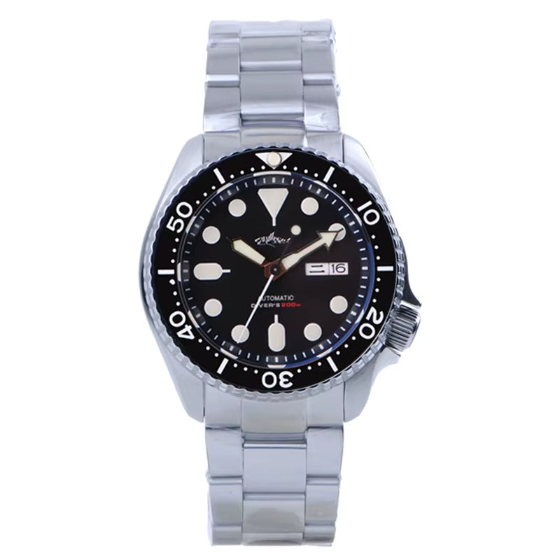 Sharkey SKX007 Vintage Diver Watch Mechanical Men Watches 200M Sapphire Crystal Luminous NH36 Automatic Movement Watch