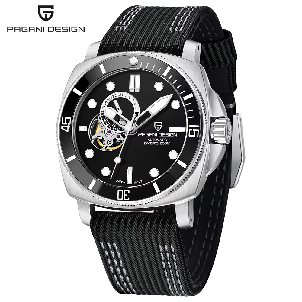 Men'S Watches 2025 New Mechanical Automatic Watch for Men 200M Diving Top Brand Luxury Wristwatch Stainless Steel