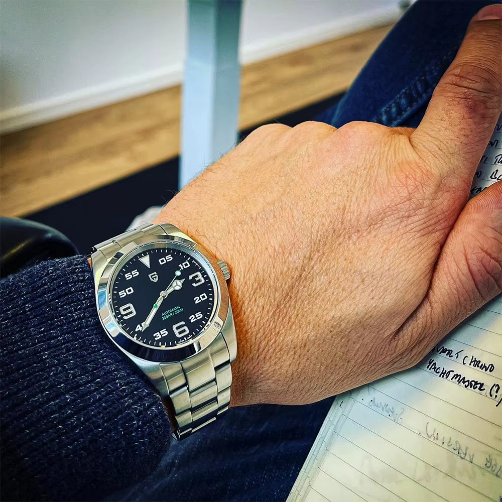 2024 New 40Mm Luxury Men'S Mechanical AR Coated 100M Water Resistant Sapphire Glass Automatic Watch Men Watches