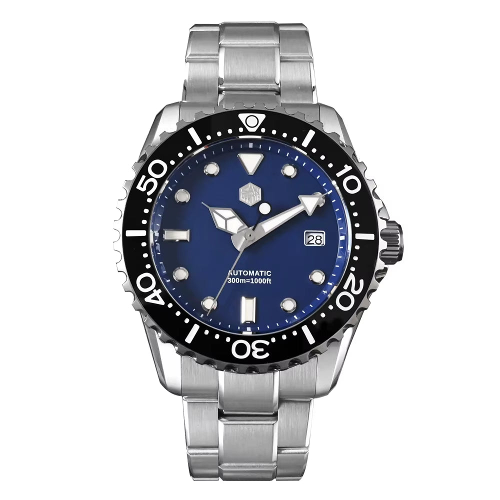 New 44Mm Luxury Men'S Diving Watch Classic High Quality NH35 Automatic Mechanical Sapphire BGW-X1 20Bar Reloj SN0009