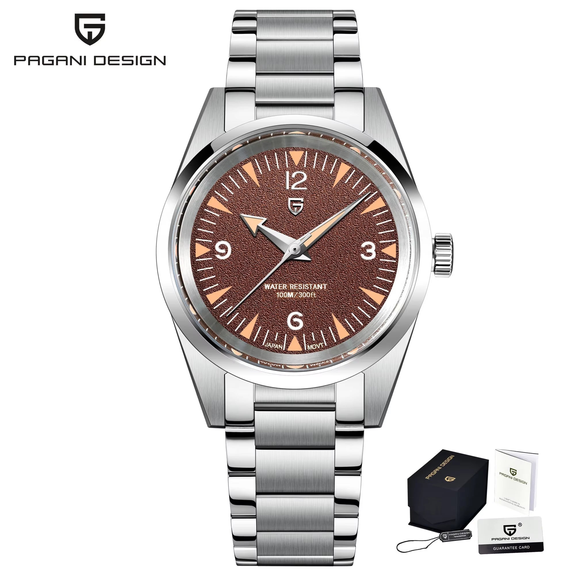 2025 New VH31 Casual Men'S Quartz Watch Luxury Sapphire Stainless Steel Waterproof 10Bar Luminous C3 Reloj Hombre