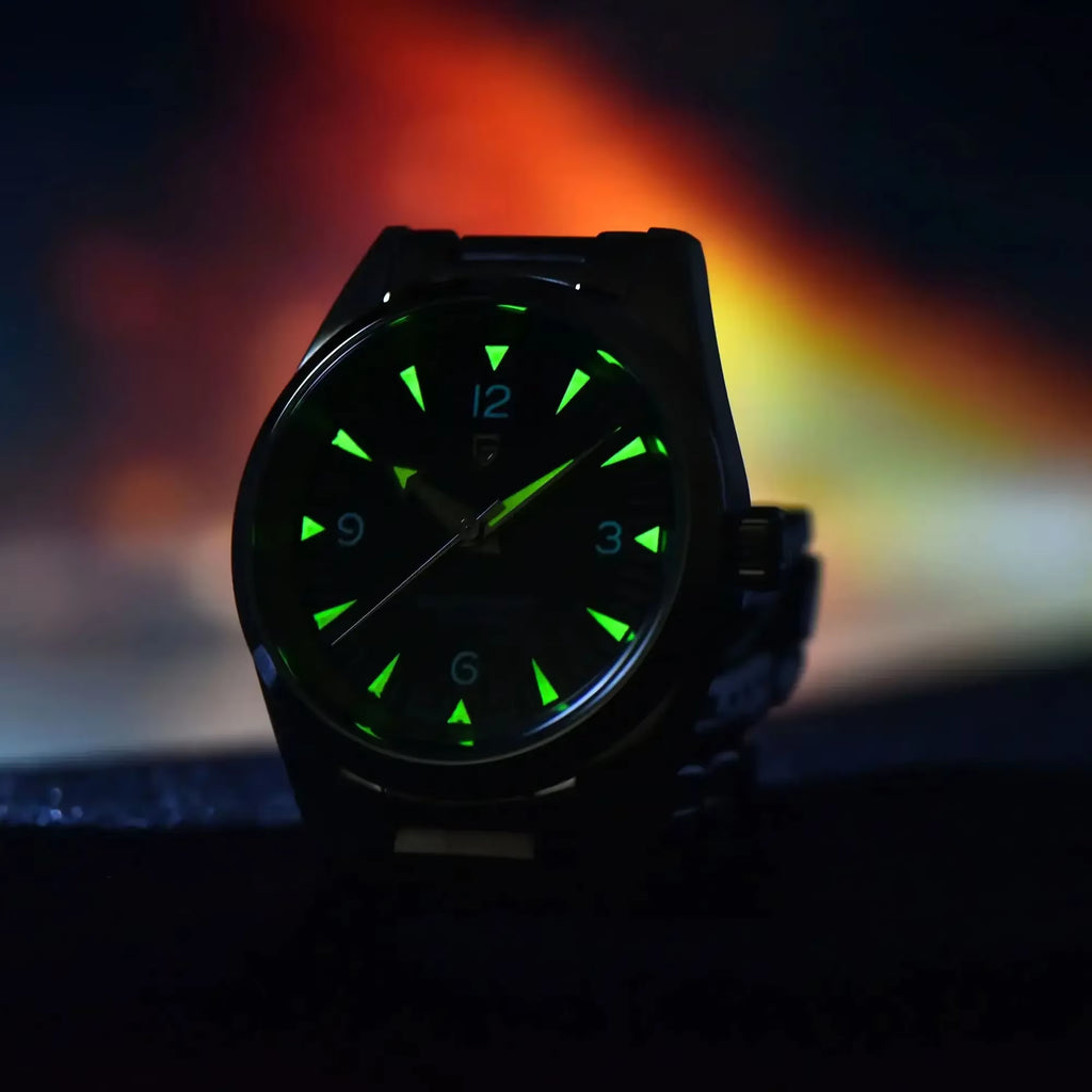 2025 New VH31 Casual Men'S Quartz Watch Luxury Sapphire Stainless Steel Waterproof 10Bar Luminous C3 Reloj Hombre