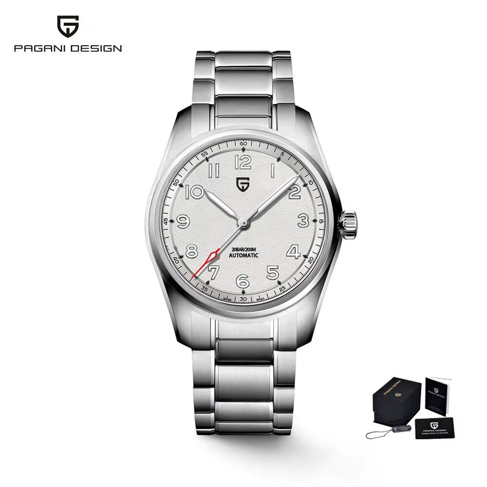 2024 New 38MM  Top Brand Men'S Pilot Automatic Mechanical Watch Nh35A/Yn55A/Yn56A Sapphire Waterproof 200M Men